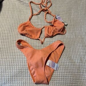 Forever 21 Orange Bikini Set